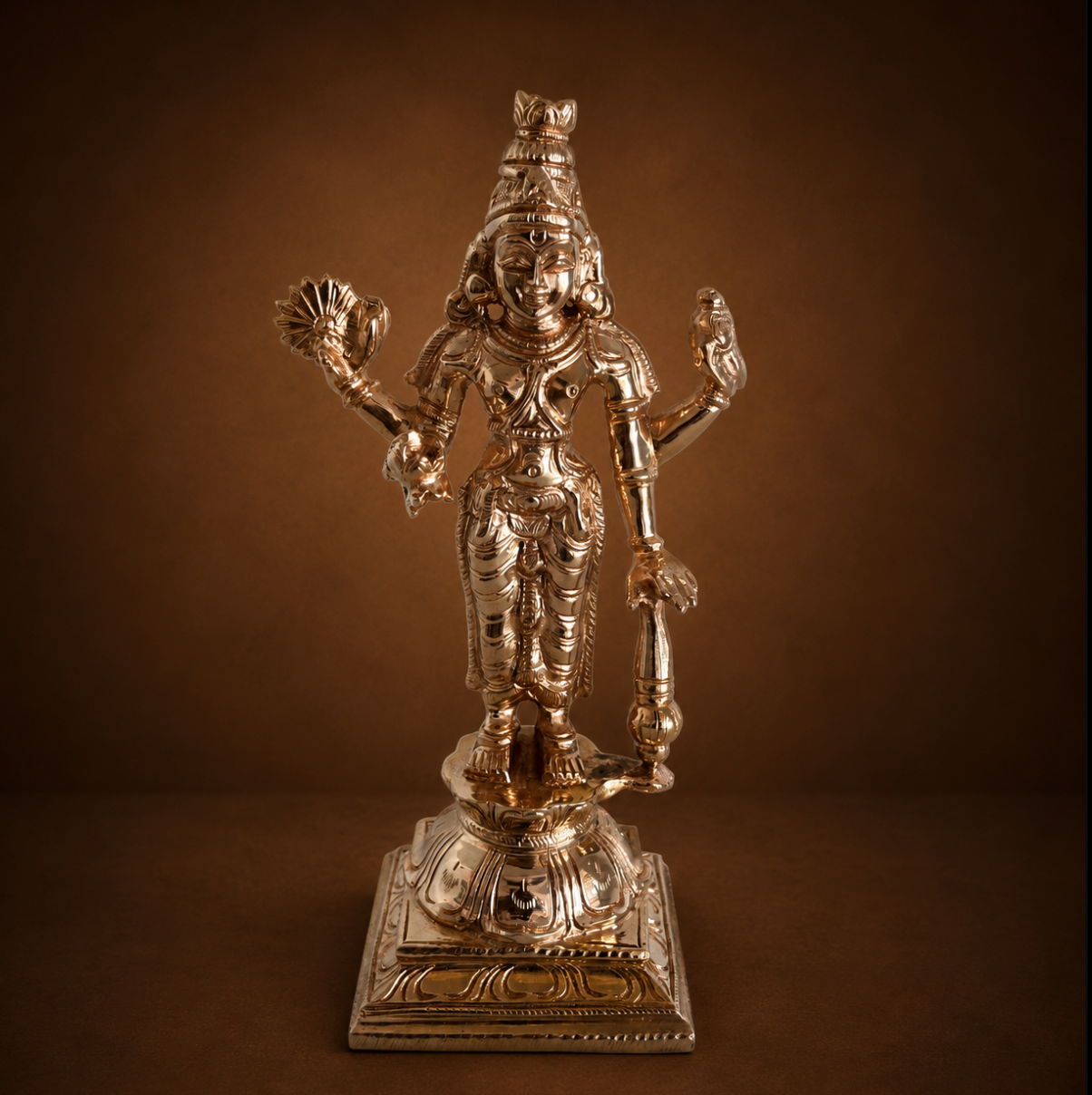 Guruvayoor Appan 7-Inch Panchaloha Idol